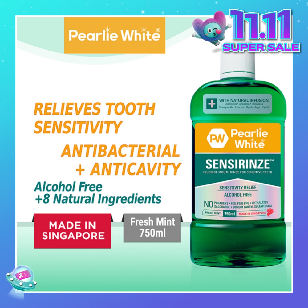 Sensirinze Fluoride Mouth Rinse 750ml