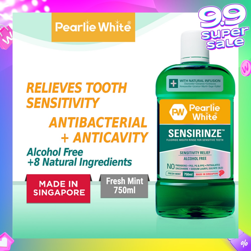 Sensirinze Fluoride Mouth Rinse 750ml