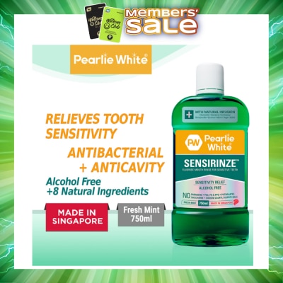 PEARLIE WHITE® - Sensirinze Fluoride Mouth Rinse 750ml