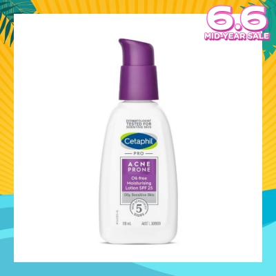 CETAPHIL PRO Acne Prone Oil-free Moisturising Lotion SPF25 118ml