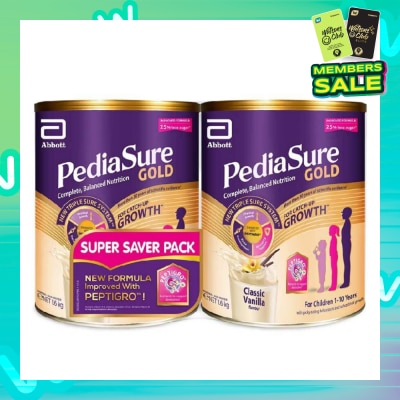 PEDIASURE Peptigro Vanilla Twinpack Set, For Children 1 To 10 Years Old, (1.6kg) 2s