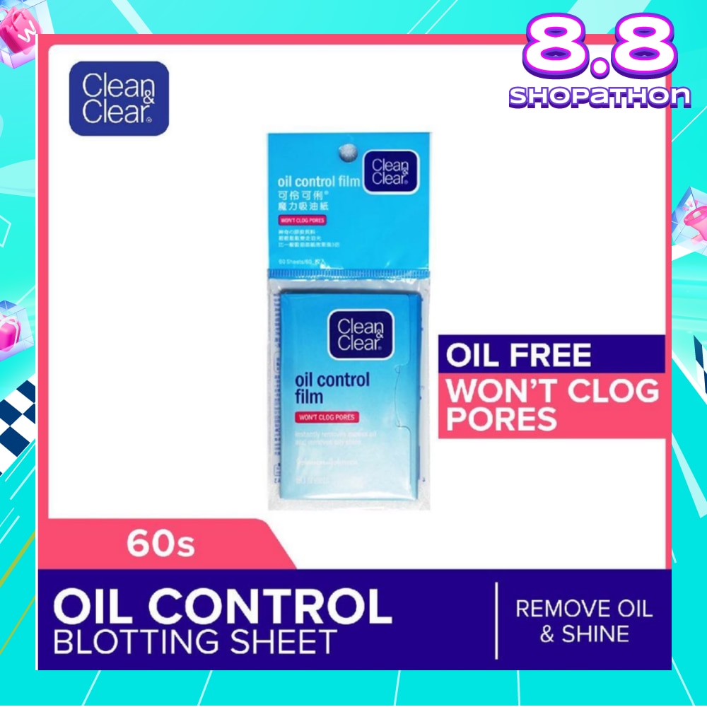CLEAN & CLEAR No Scent Oil Control Film (For Instant Oil Removal) 60s