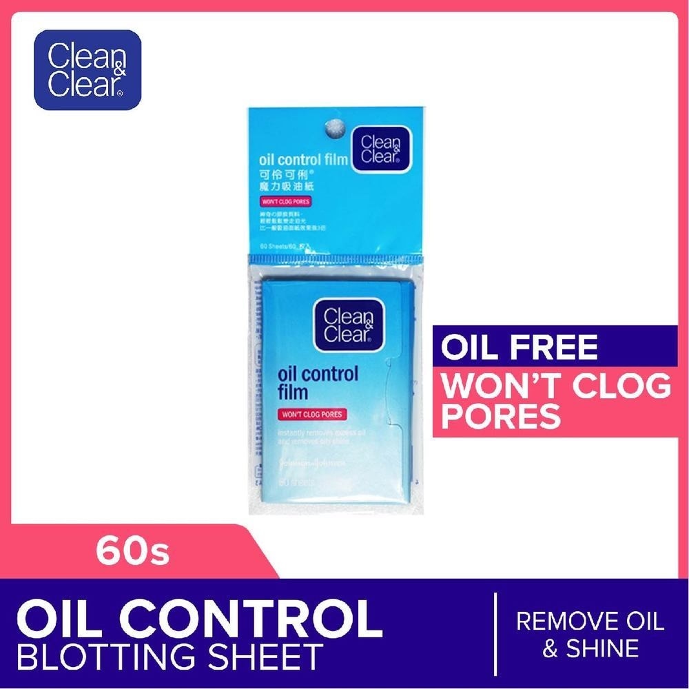 CLEAN & CLEAR No Scent Oil Control Film (For Instant Oil Removal) 60s