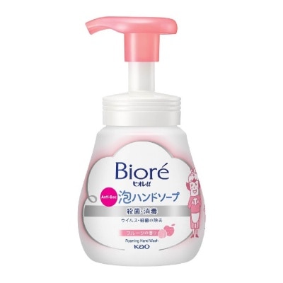 BIORE Instant Foaming Hand Wash Fruity (Anti Bacterial) 240ml