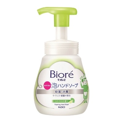 BIORE Instant Foaming Hand Wash Citrus (Anti Bacterial) 240ml