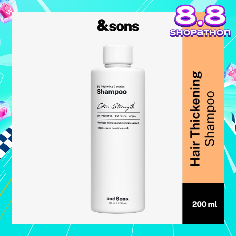 Anti Hair Loss 5% Thickening Complex Shampoo (For Men's Hair Growth) 200ml