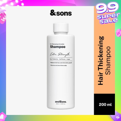 ANDSONS Anti Hair Loss 5% Thickening Complex Shampoo (For Men's Hair Growth) 200ml