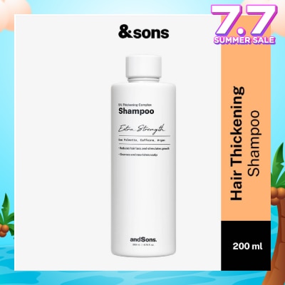 ANDSONS Anti Hair Loss 5% Thickening Complex Shampoo (For Men's Hair Growth) 200ml