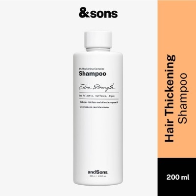 ANDSONS Anti Hair Loss 5% Thickening Complex Shampoo (For Men's Hair Growth) 200ml