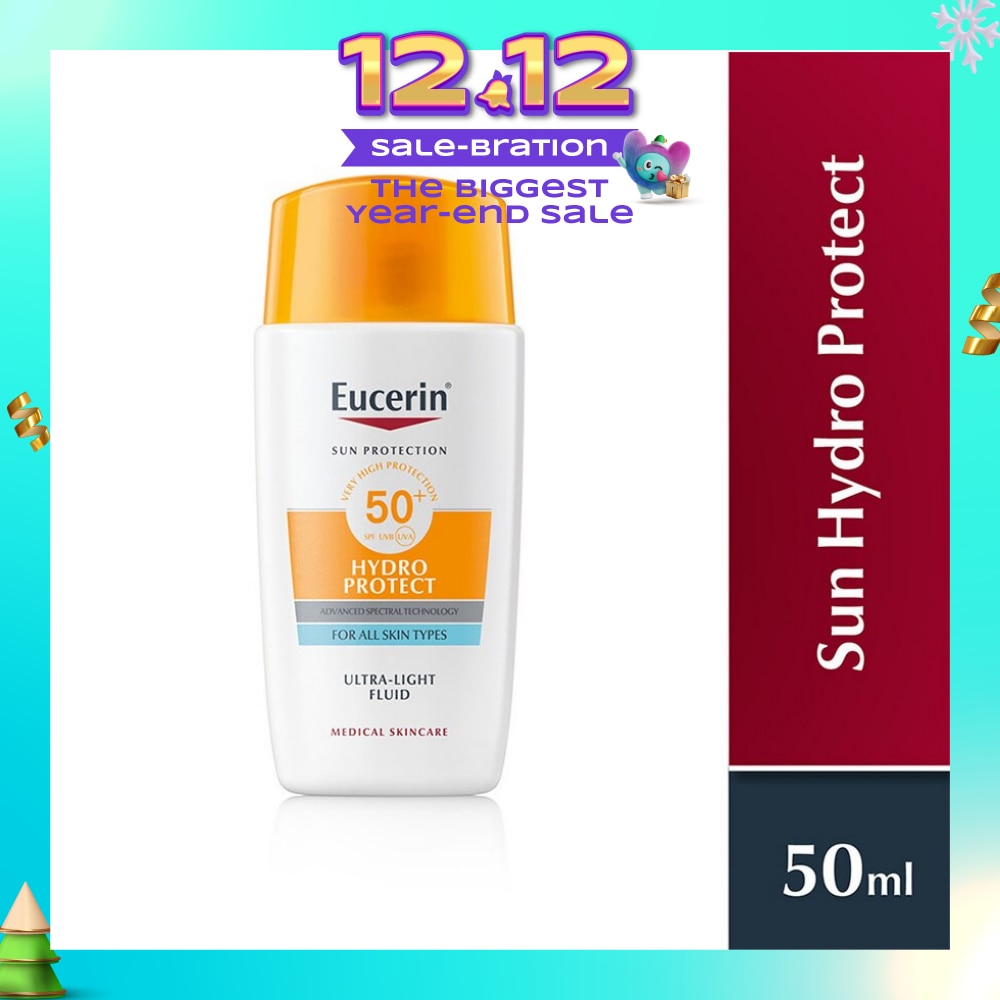 Sun Face Hydro Protect Ultra Light Fluid Spf 50+ (Protects All Skin Types From Sun Burn And Sun Induced Skin Damage, Even Sensitive Skin) 50ml