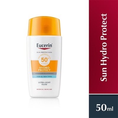 EUCERIN Sun Face Hydro Protect Ultra Light Fluid Spf 50+ (Protects All Skin Types From Sun Burn And Sun Induced Skin Damage, Even Sensitive Skin) 50ml