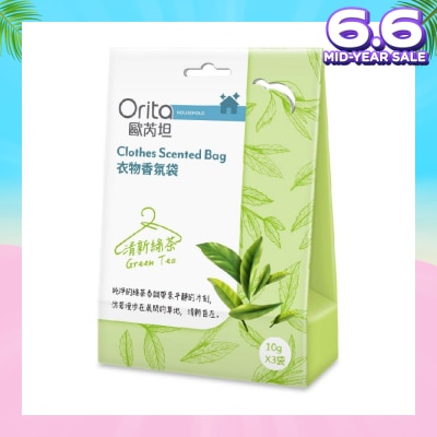 ORITA Clothes Scented Bag Green Tea 10g X 3s