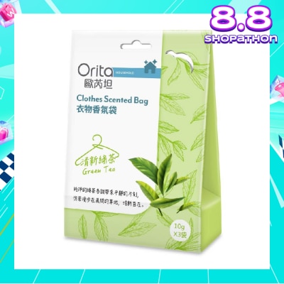 ORITA Clothes Scented Bag Green Tea 10g X 3s