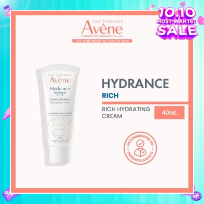 AVÈNE Rich Hydrating Cream (Hydrating, Softening, Soothing & Non-Sticky) 40ml