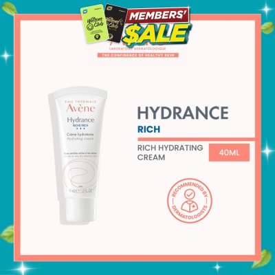 AVÈNE Rich Hydrating Cream (Hydrating, Softening, Soothing & Non Sticky) 40ml image