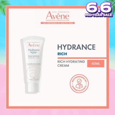 EAU THERMALE AVENE Rich Hydrating Cream (Hydrating, Softening, Soothing & Non-Sticky) 40ml