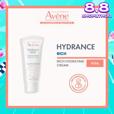 EAU THERMALE AVENE Rich Hydrating Cream (Hydrating, Softening, Soothing & Non-Sticky) 40ml