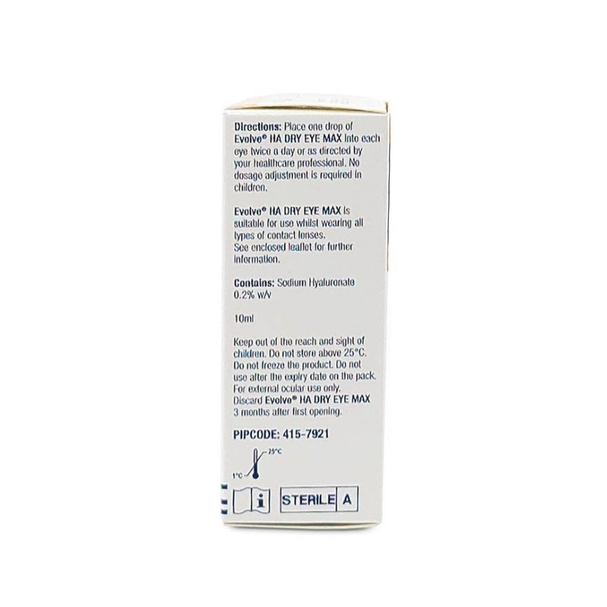 Ha Dry Eye Max (Moisture For Dry Eyes, 350 Doses) 10ml