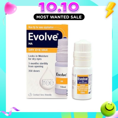 EVOLVE Ha Dry Eye Max (Moisture For Dry Eyes, 350 Doses) 10ml image