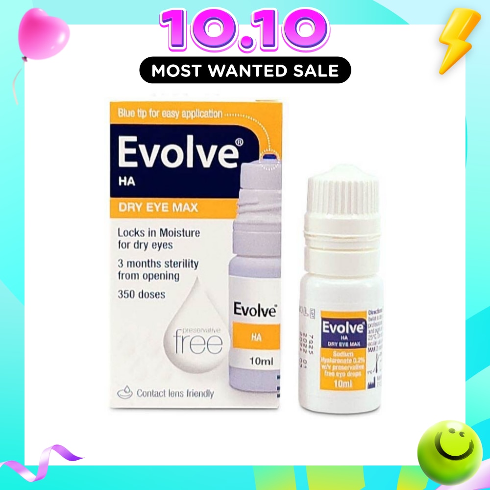 Ha Dry Eye Max (Moisture For Dry Eyes, 350 Doses) 10ml image