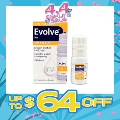 EVOLVE - Ha Dry Eye Max (Moisture For Dry Eyes, 350 Doses) 10ml