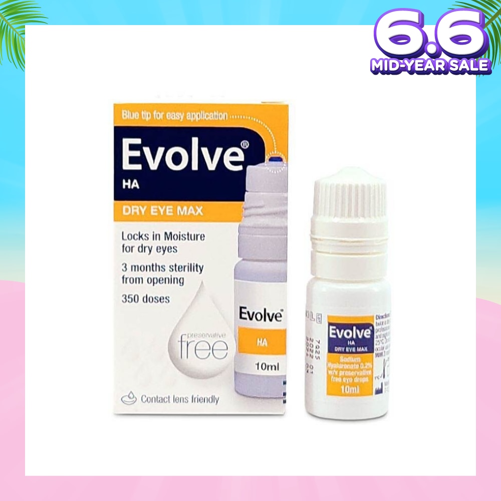 Ha Dry Eye Max (Moisture For Dry Eyes, 350 Doses) 10ml