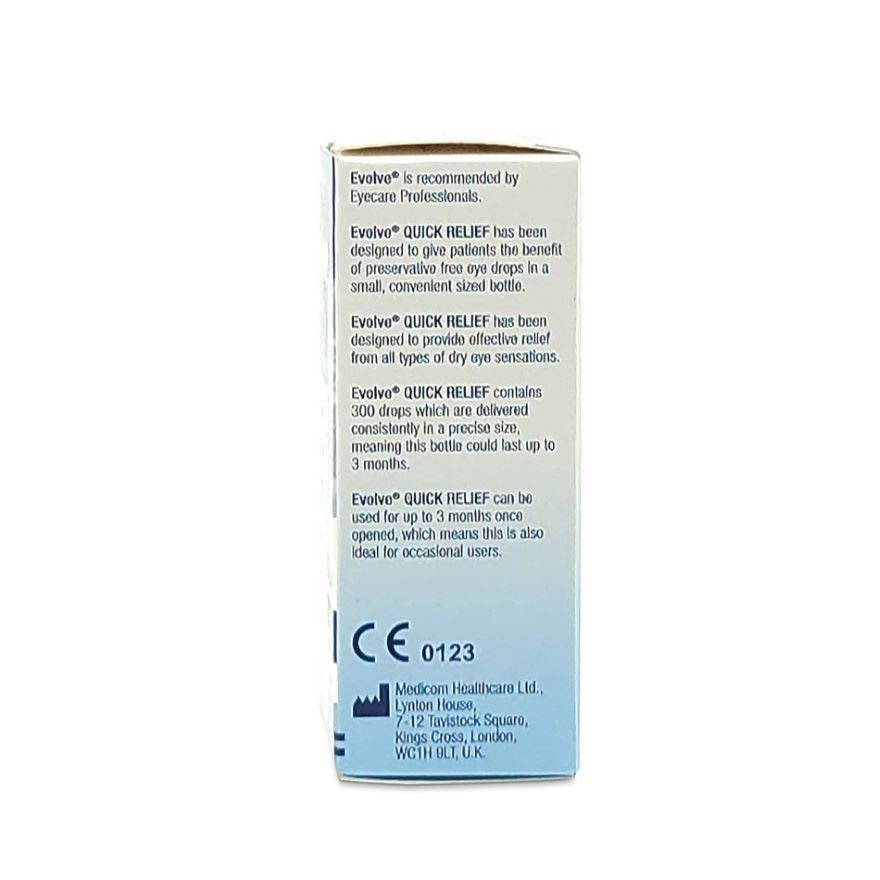 Carmellose Quick Relief (300 Drops, Soothe & Moisturise All Types of Dry Eyes) 10ml