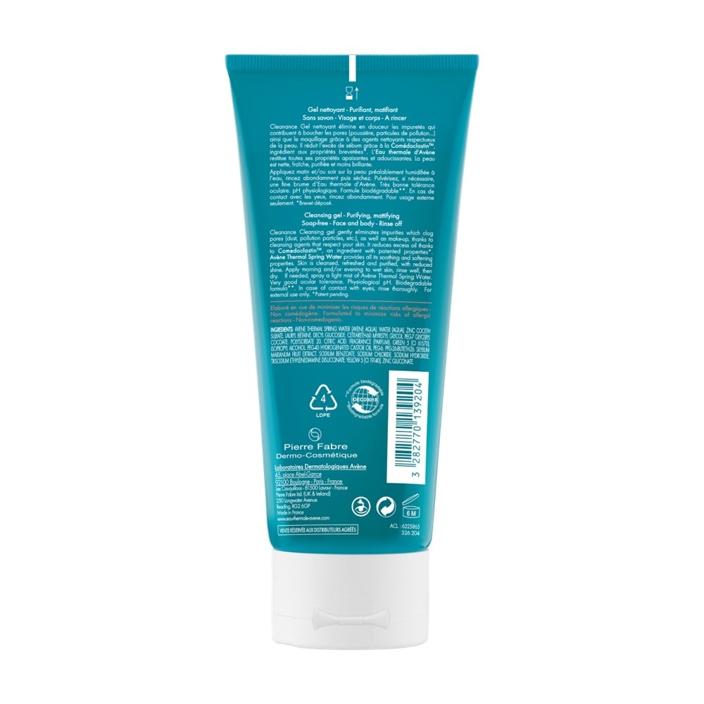 Eau Thermale  Cleanance Soapless Cleanser 200ml