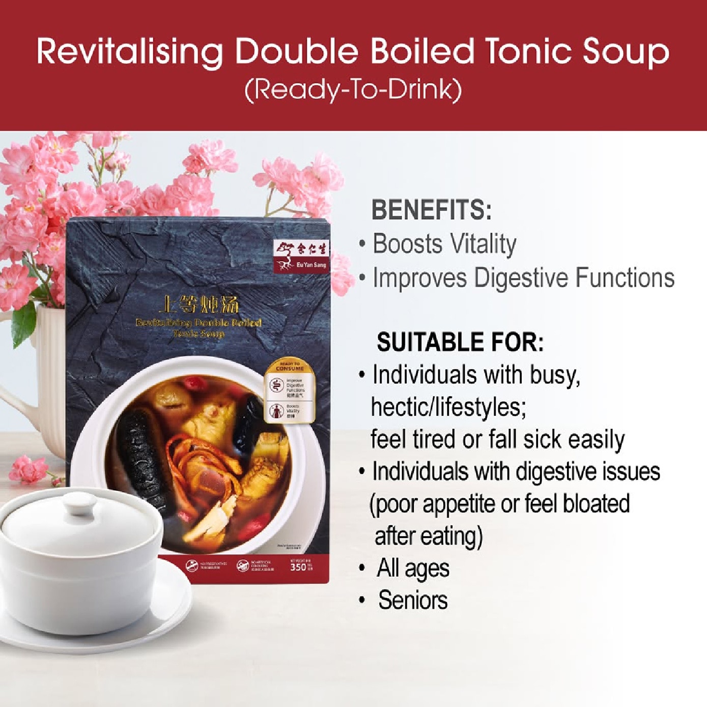 Revitalising Double Boiled Tonic Soup Ready to Drink 350ml image