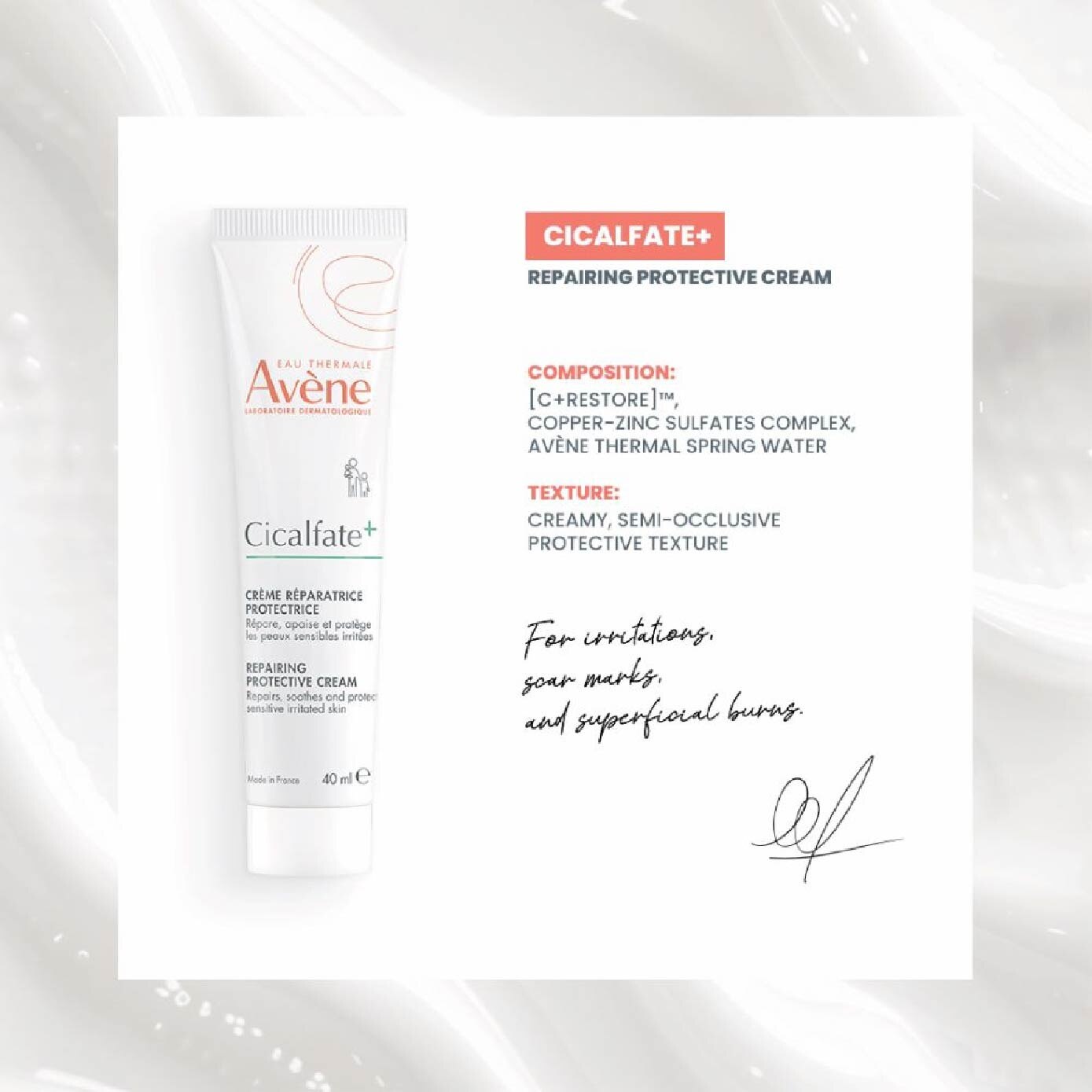 Cicalfate+ Restorative Protective Cream (For Sensitive Skin) 40ml