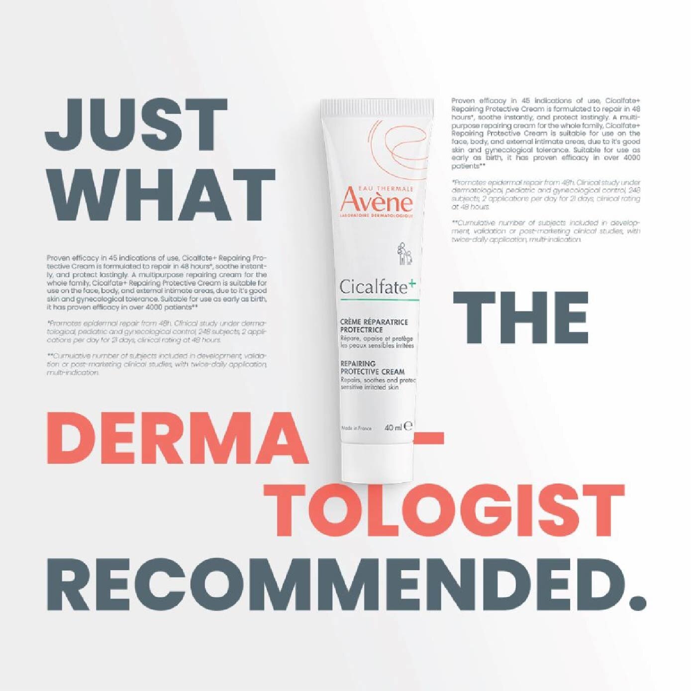 Cicalfate+ Restorative Protective Cream (For Sensitive Skin) 40ml