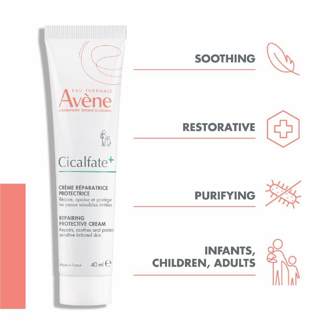 Cicalfate+ Restorative Protective Cream (For Sensitive Skin) 40ml