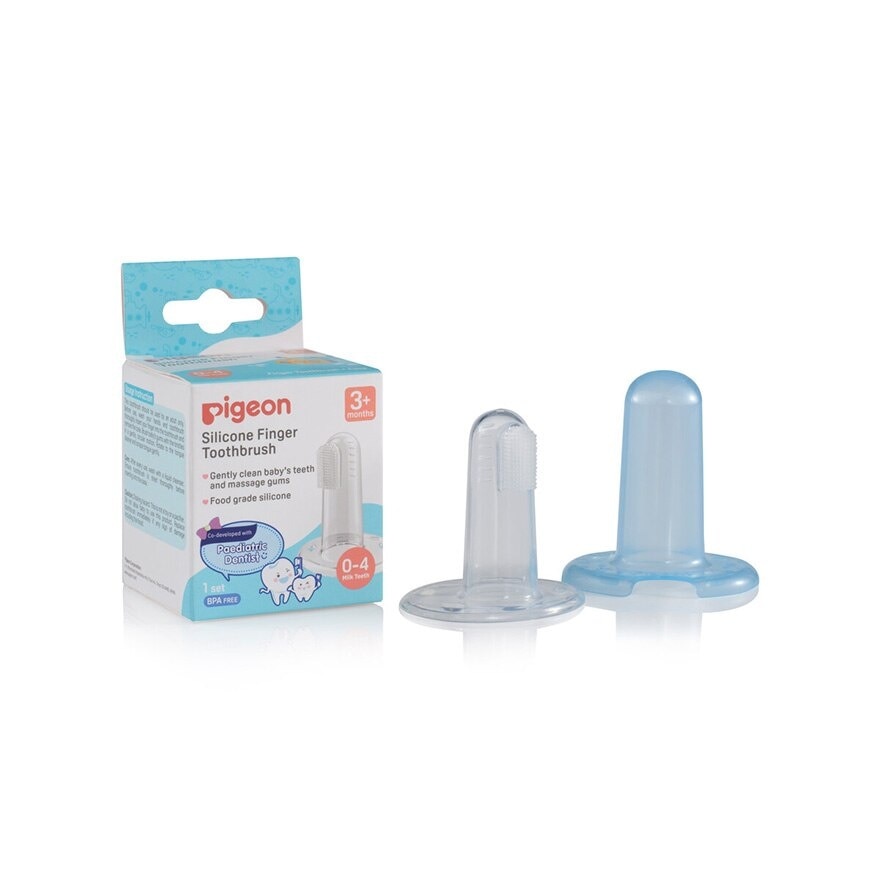 Silicone Finger Toothbrush (For Babies From 3 Months Onwards, Or 0-4 Milk Teeth) 1s