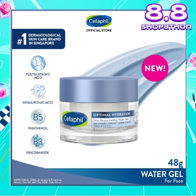 CETAPHIL Optimal Hydration Skin Replenishing Water Gel (For Dry & Sensitive Skin) 48g