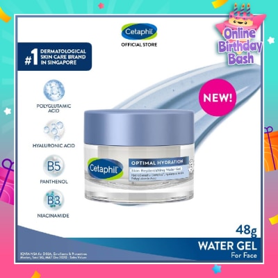 CETAPHIL Optimal Hydration Skin Replenishing Water Gel (For Dry & Sensitive Skin) 48g