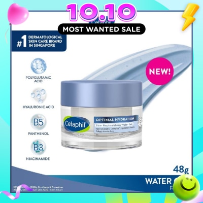 CETAPHIL Optimal Hydration Skin Replenishing Water Gel (For Dry & Sensitive Skin) 48g image