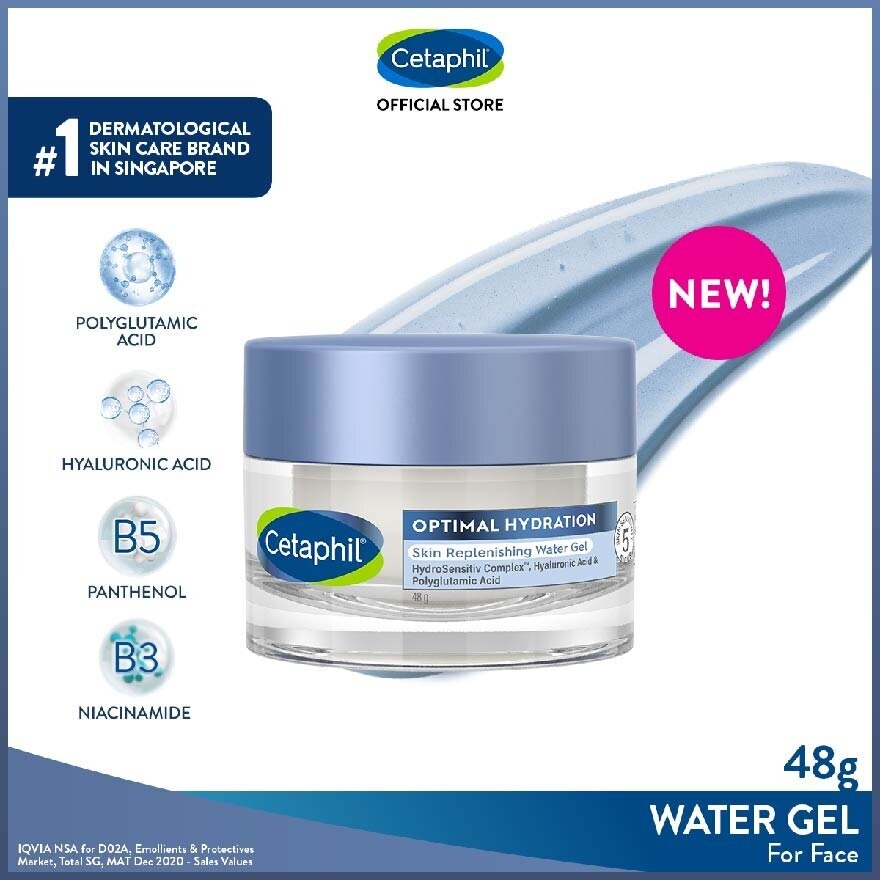CETAPHIL Optimal Hydration Skin Replenishing Water Gel (For Dry