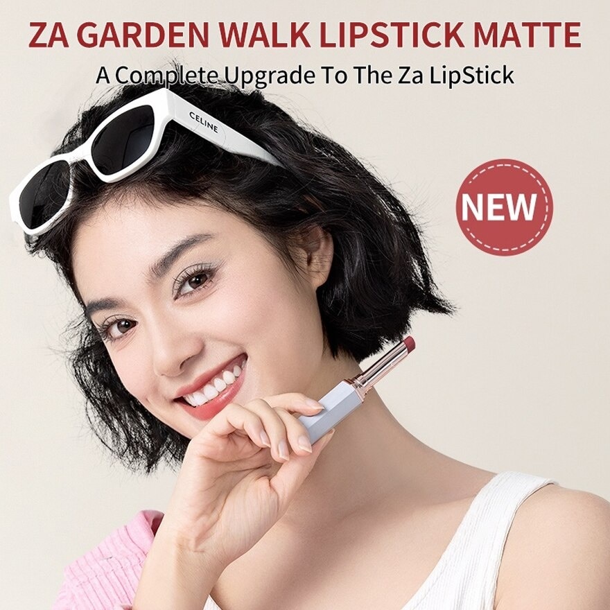 Garden Walk Lipstick Matte (01 Cherry Bloom) 1s