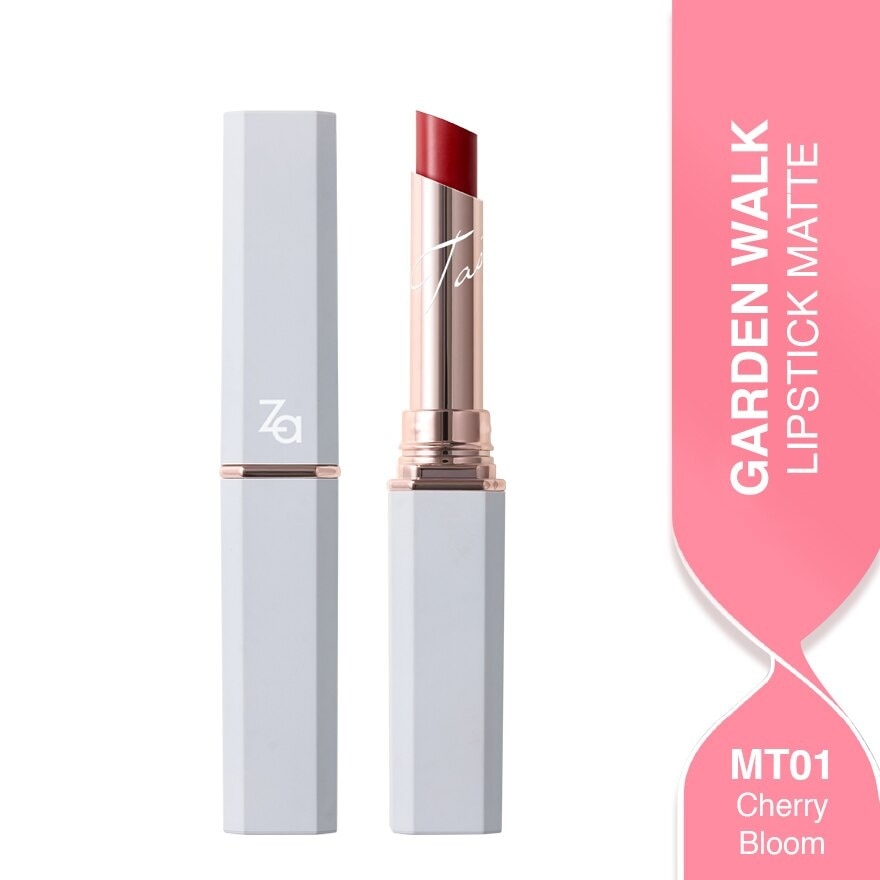 Garden Walk Lipstick Matte (01 Cherry Bloom) 1s