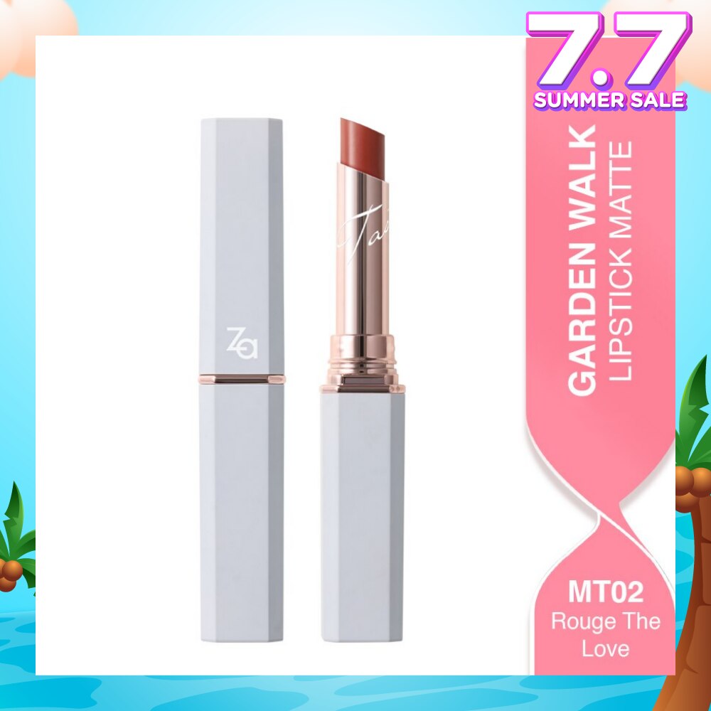 Garden Walk Lipstick Matte 02 Rouge The Love 1s (Expiry: Jan`2026)