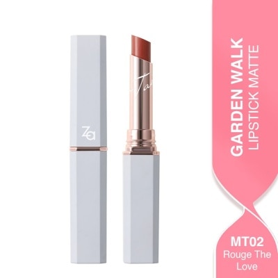 ZA Garden Walk Lipstick Matte (02 Rouge The Love) 1s