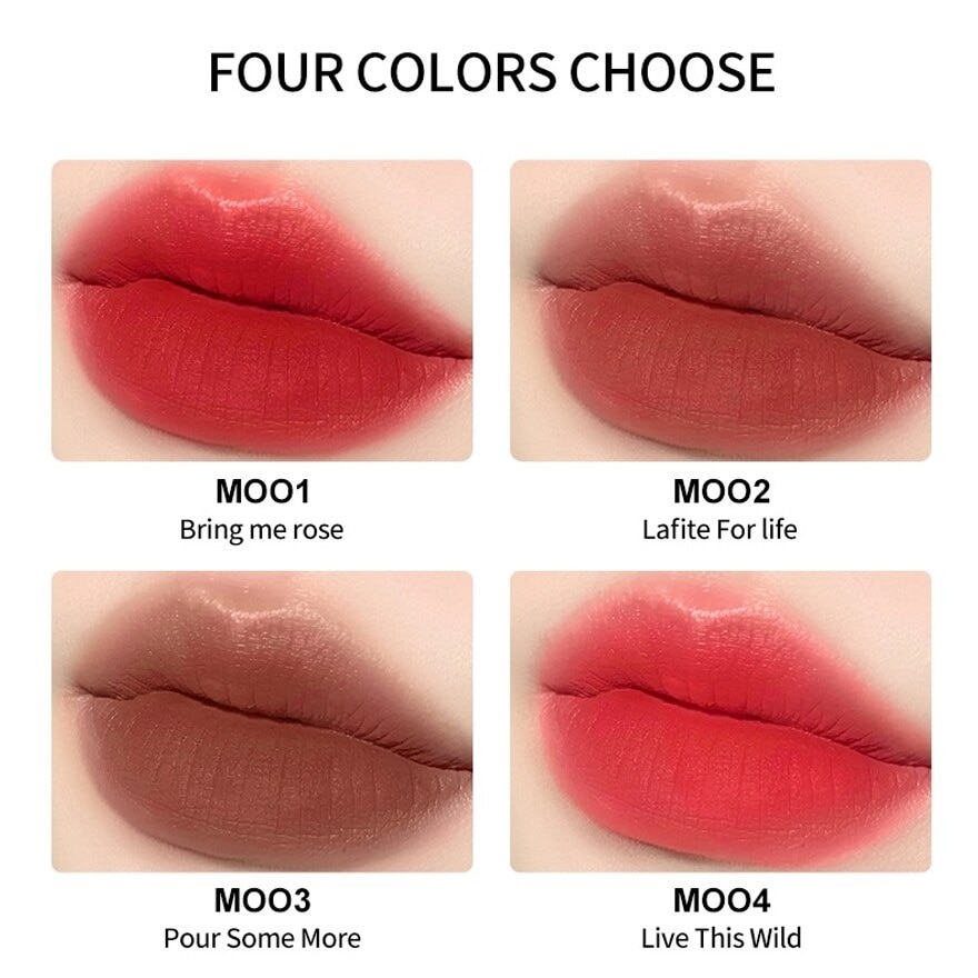 Holiday Film Lip Mousse Matte (01 Bring Me Rose) 1s