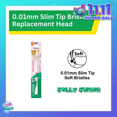 DARLIE Jolly Junior Kids Sonic Toothbrush Refill Pink (For 4+ years) 2s