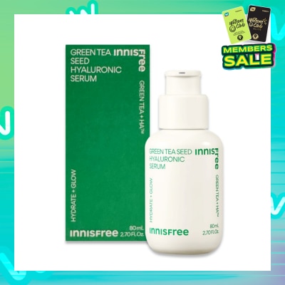 INNISFREE Green Tea Seed Hyaluronic Acid Serum (Moisturizing) 80ml (Expiry: Apr`2026)
