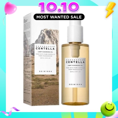 SKIN 1004 Madagascar Centella Light Cleansing Oil (Gently Melts Away Makeup, Dirt, Oils And Sunscreen Without Stinging The Eye Area) 200ml image