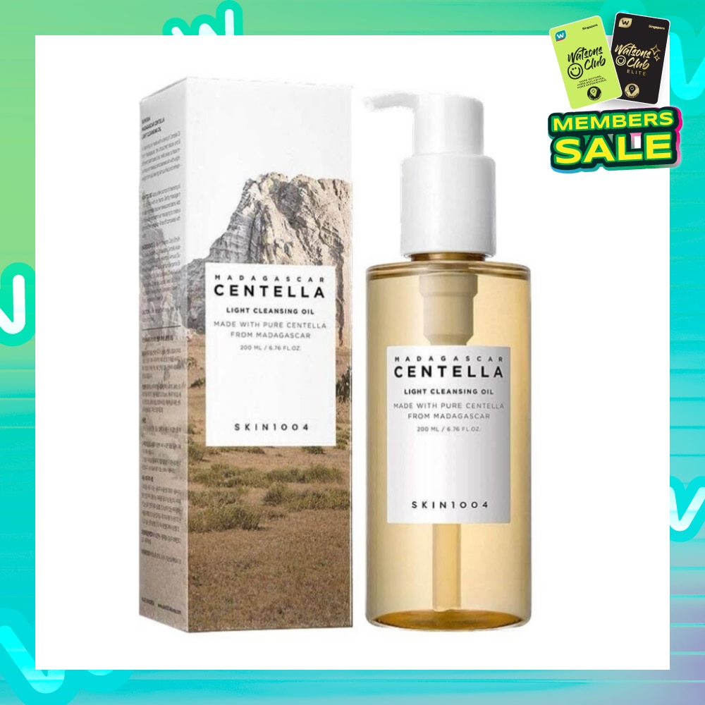 Madagascar Centella Light Cleansing Oil (Gently Melts Away Makeup, Dirt, Oils And Sunscreen Without Stinging The Eye Area) 200ml