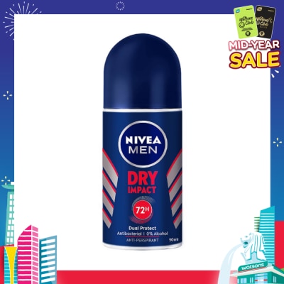 NIVEA Deo (M) Roll-On Dry Impact 50ml