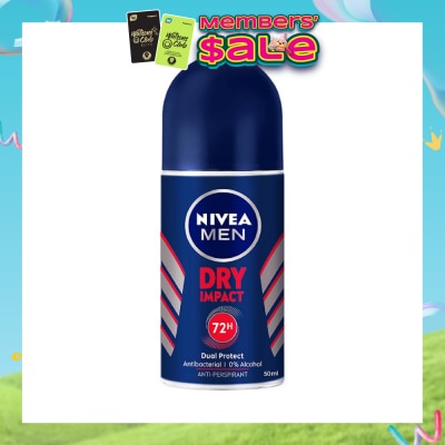 NIVEA - Deo (M) Roll-On Dry Impact 50ml