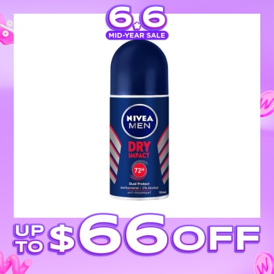 NIVEA - Deo (M) Roll-On Dry Impact 50ml