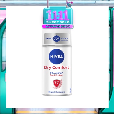 NIVEA Deo (F) Roll On Dry Comfort 50ml image